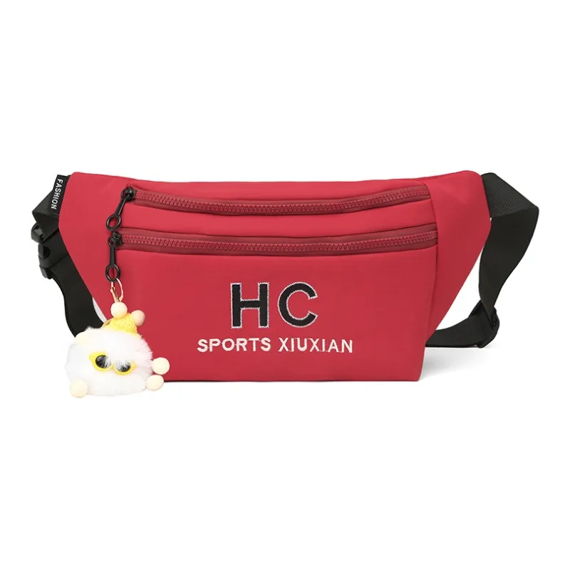 MOK Waterproof Fabric Sling Bag Regular Unisex Ecru/Black/Orange Red/Red/Khaki/Army Green-11