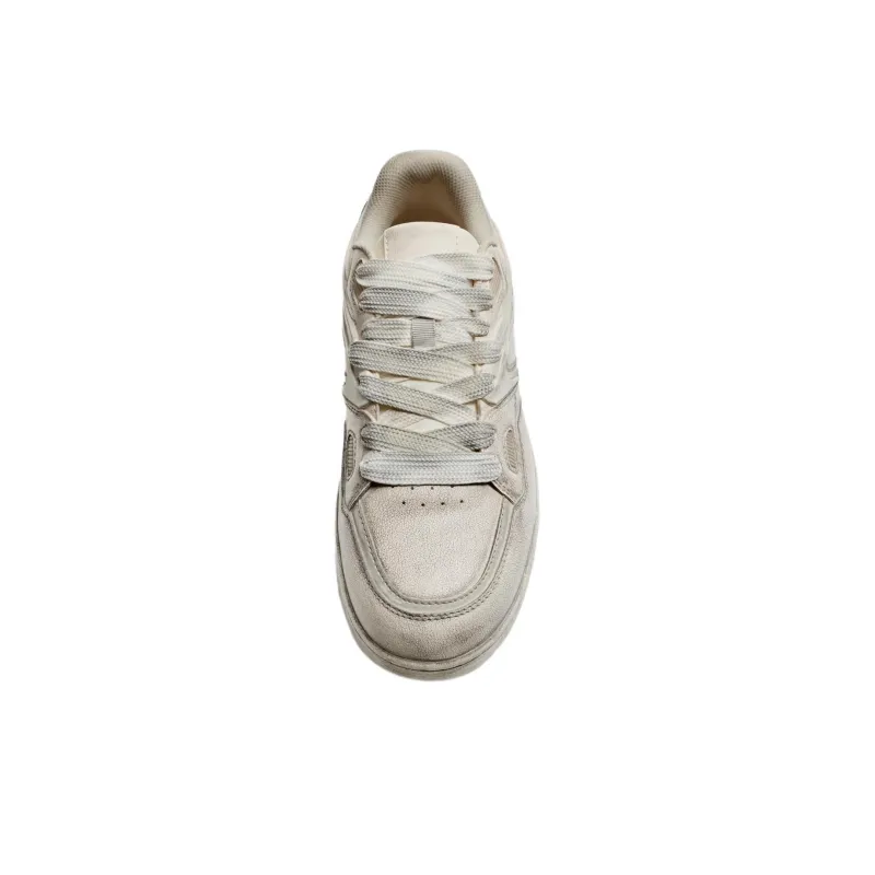 ZARA Skateboard Shoes Men's Greige-3