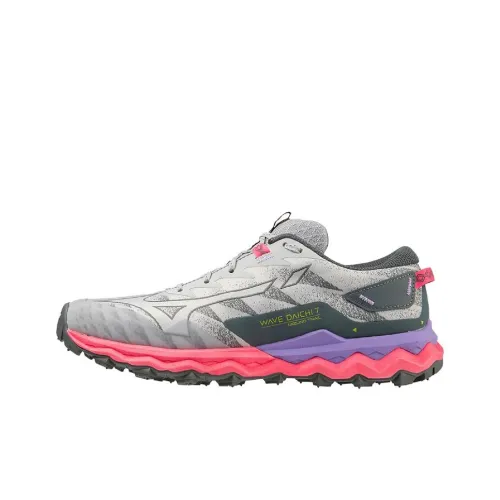 Mizuno Wave Daichi 7 Running Shoes Women's Low-Top Gray/Black/Purple