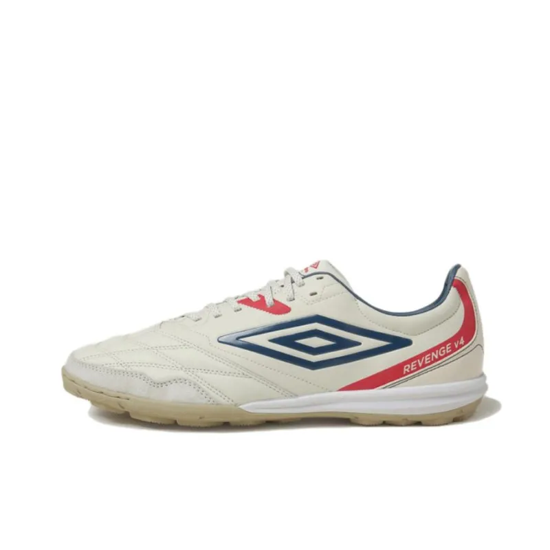 Umbro Anti Slip Wear Resistant Low Top Casual Running Shoes Unisex White Blue Red-0