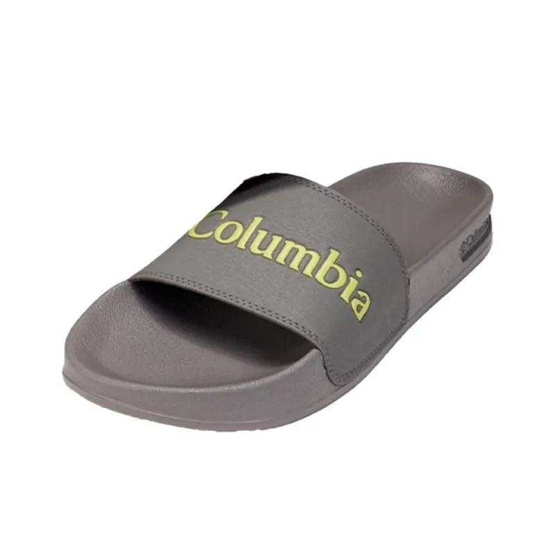 Columbia Hood River Slip Resistant Quick Dry Slide Slippers Men's Gray-1