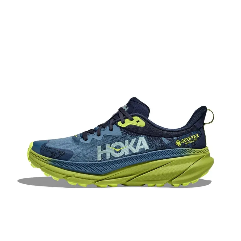 HOKA ONE ONE Challenger Atr 7 Gore Tex Outer Space Dark Citron-0