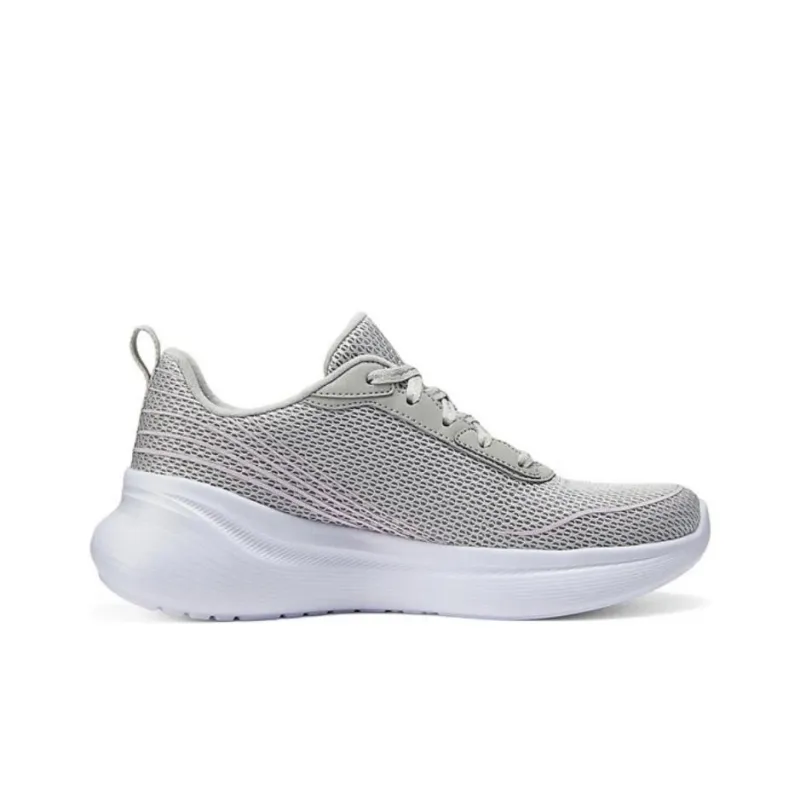 Skechers Cushioned Slip Resistant Low Top Running Shoes Women's Gray-1
