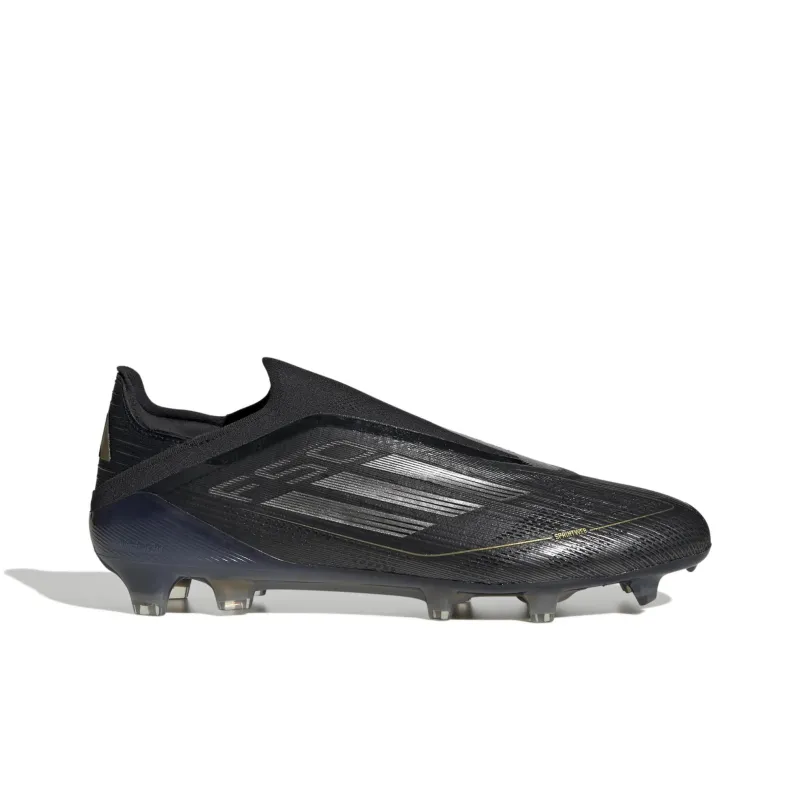 Adidas F50 Elite Laceless Fg Core Black Iron Metallic Gold Metallic-1