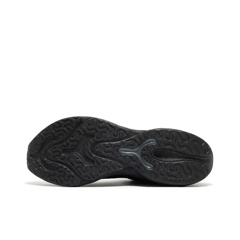 361° Popping Foam Cushioning Breathable Low Top Training Running Shoes Men's Black Gray-4
