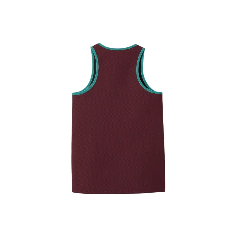 LACOSTE Tank Tops Unisex Burgundy-1