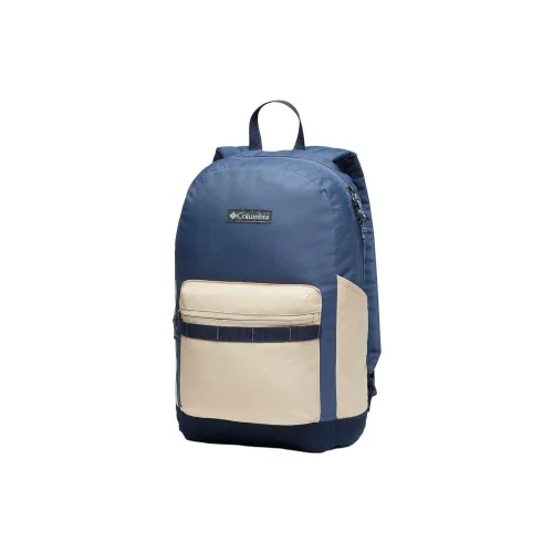 Columbia Backpacks Blue With Light Brown Accents