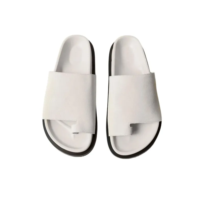 ST. AGNI Slip-Resistant Flip Flops Women's White-3