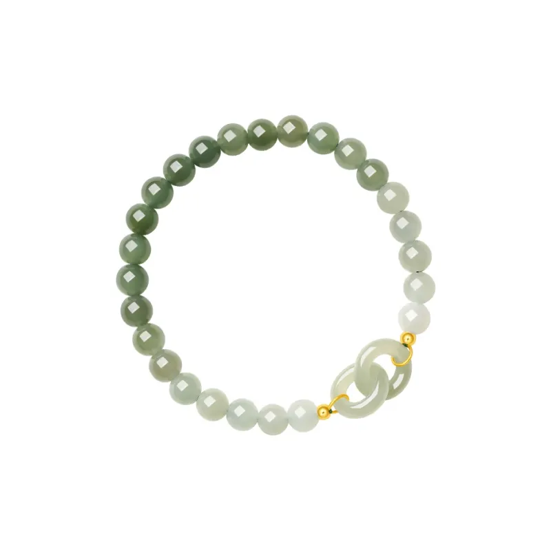 ZHOU LIU FU Bracelets Green Jade Women's-3