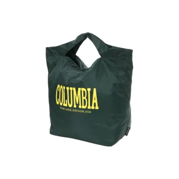 Columbia Nylon Tote Bag Shopping Bag Handbag Medium Size Unisex Green