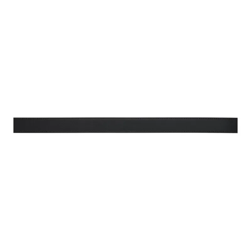 BALMAIN Solid Color Design Calfskin Leather Belts Men's Black Width: 2.5CM-1