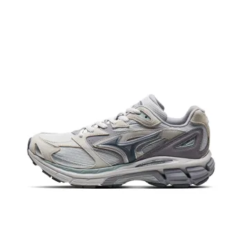 Mizuno Anti Slip Wear Resistant Low Top Running Shoes Unisex Cool Gray
