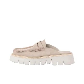 Pedro García Closed Toe Slippers 3.5cm Women's Beige