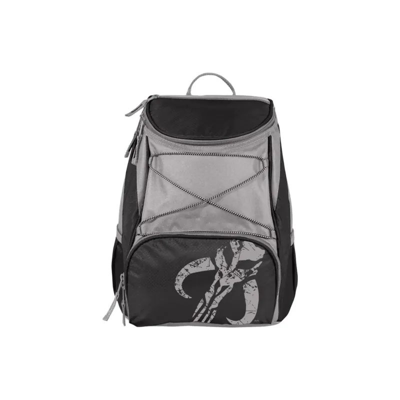 Disney Star Wars The Mandalorian Collaboration Polyester Backpack Men's Gray Black-0
