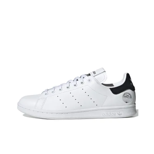 Adidas Originals Stan Smith Skateboard Shoes Unisex Low-Top White/Navy Blue