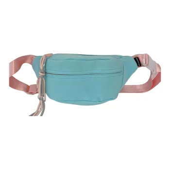 MOK Nylon Sling Bag Unisex White/Yellow/Blue/Pink