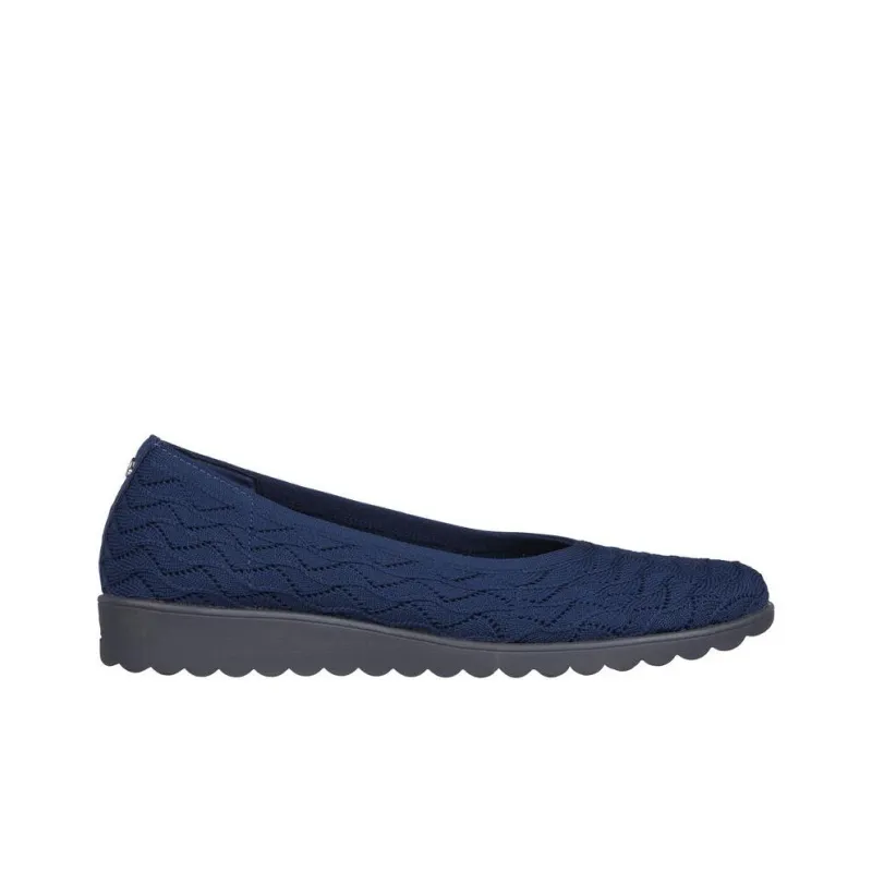 Skechers ARCH FIT CLEO Breathable Lightweight Low-Top Casual Shoes Women's Marine Blue-1