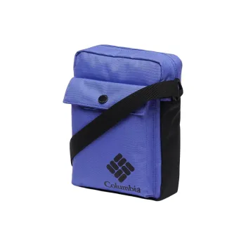 Columbia Polyester Shoulder Bag, Crossbody Bag Unisex Purple & Black