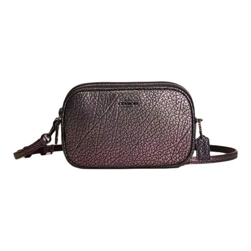 COACH Sadie Leather Shoulder Bag Crossbody Bag Small Size Women's Dark Bronze