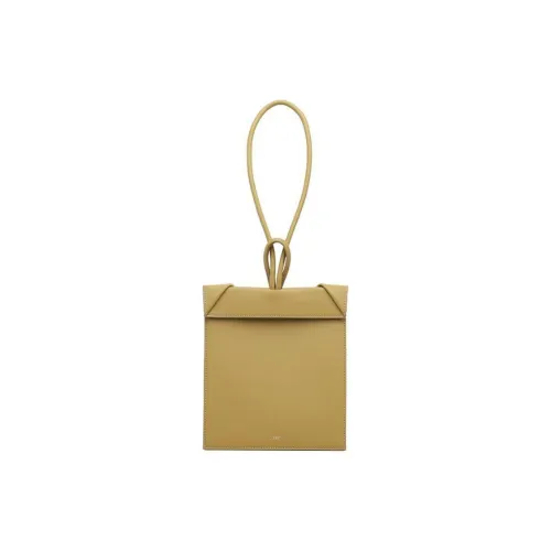 YEE SI Cow Leather CLICK Handbag Small Size Women's Mustard Yellow