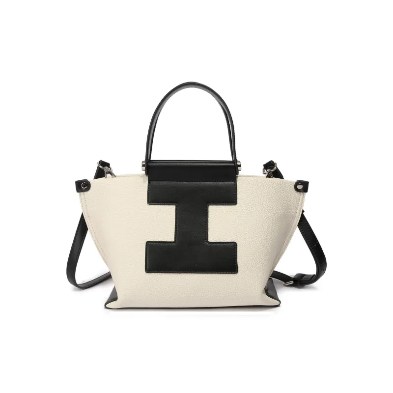 ZAVC PU Handbag Women's Black/Khaki/Premium Orange-4