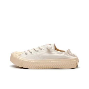 Excelsior Canvas Shoes Unisex Low Top White