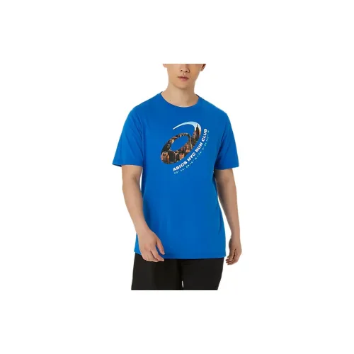 Asics NYC RUN CLUB 2.0 T-Shirts Unisex Electric Blue