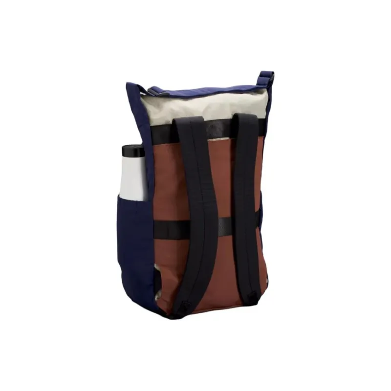 Lululemon Nylon Backpack Unisex Russet & Blue & Beige White-2