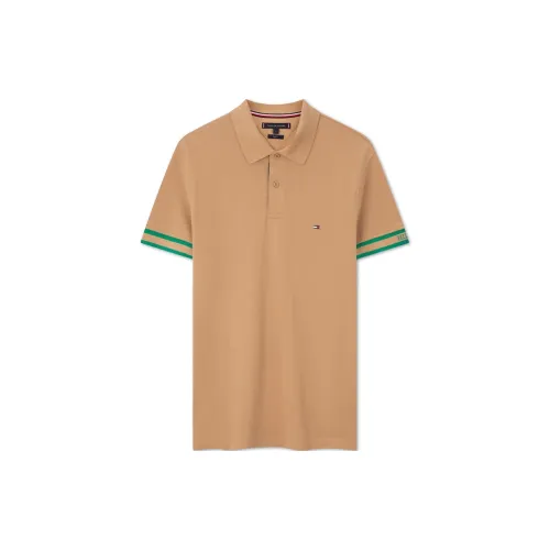 Tommy Hilfiger Polo Shirts Men Khaki RBL