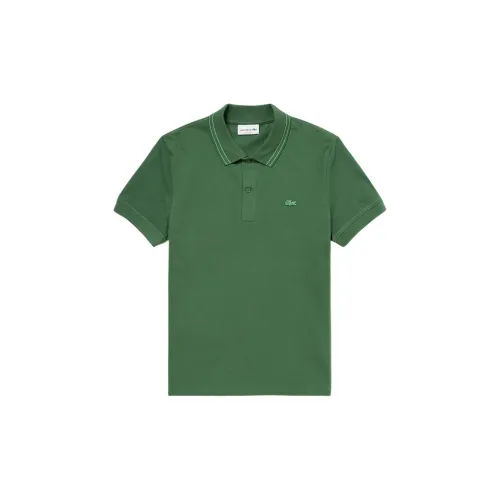 LACOSTE Polo Shirts Men Green