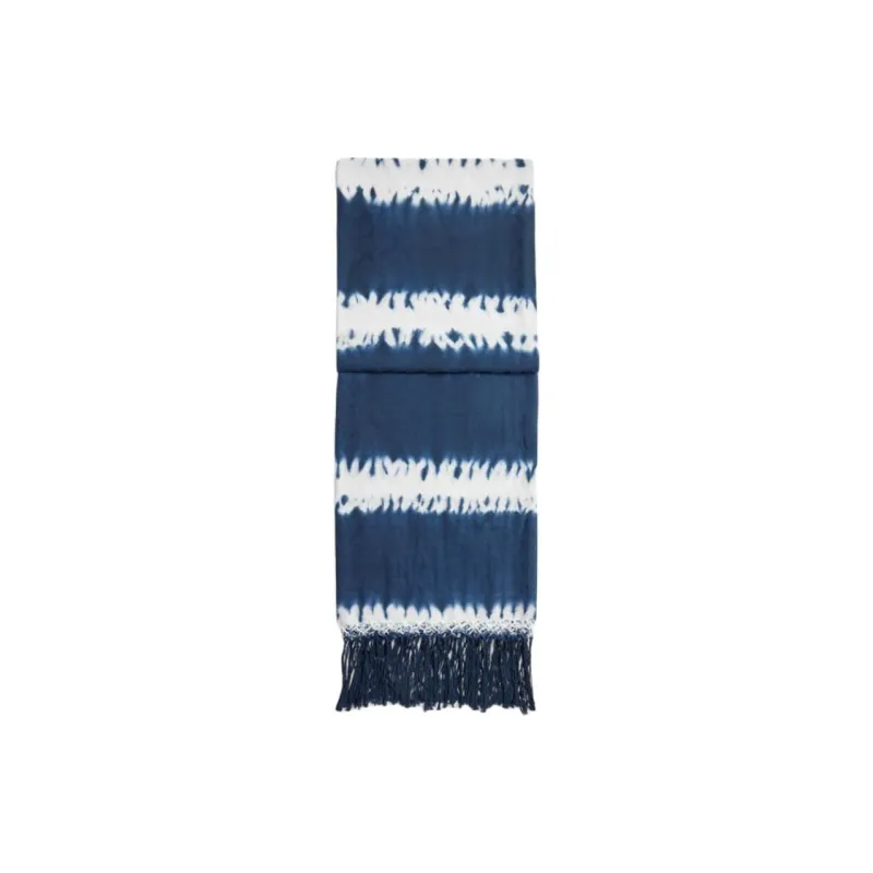 COACH Cotton Knit Scarves Women's Blue-0