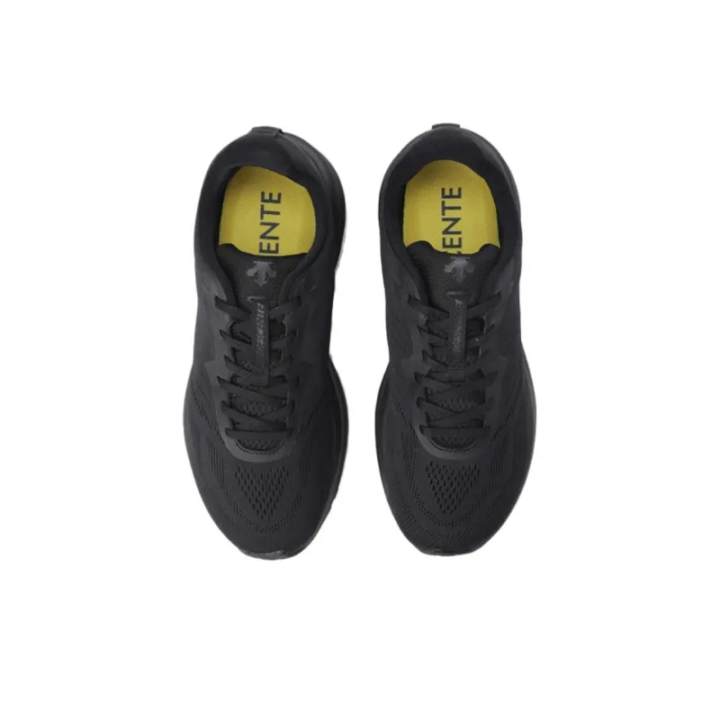 DESCENTE Anti Slip Wear Resistant Low Top Running Shoes Unisex Black-3