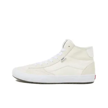 Vans The Lizzie Anti-Slip Wear-Resistant High-Top Skateboard Shoes Unisex White