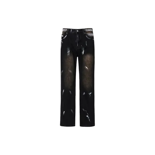 GTRG Jeans Unisex Dirty Black