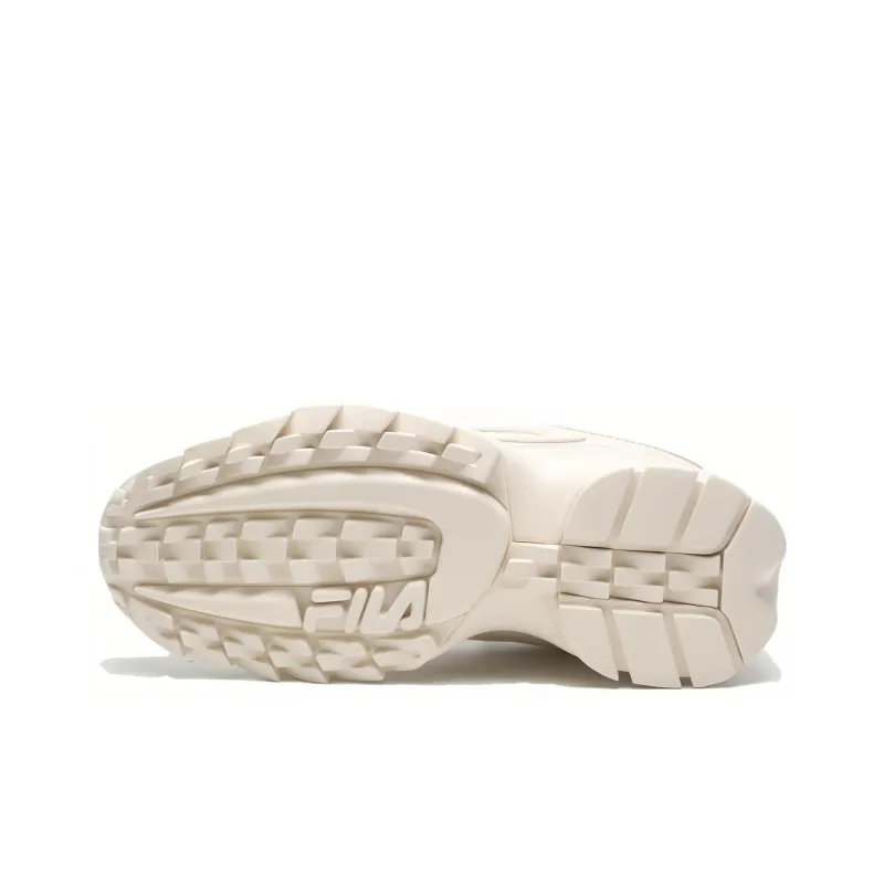 FILA Disruptor 2 Durable Breathable Low-Top Chunky Sneakers Women's Beige-3
