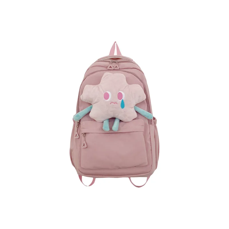 Cwatcun Nylon Backpack Women's Yellow/Pink/White-6