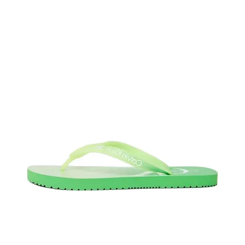 CALVIN KLEIN Flip Flops Women's Green