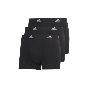 Adidas Active Flex Cotton Trunk Underwear Underpants Men's 3 Pack Black