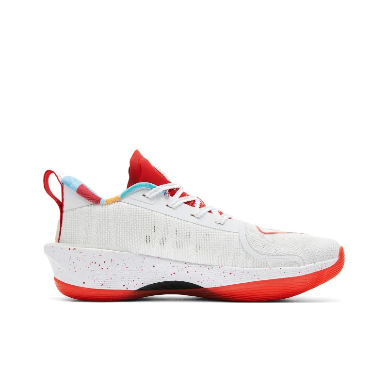 PEAK Cushioning Anti Slip And Wear Resistant Rebound Anti Twist Low Top Basketball Shoes Men's Baymax Red-1