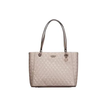GUESS PU Tote Bag Shopping Bag Handbag Shoulder Bag Small Size Women's Taupe
