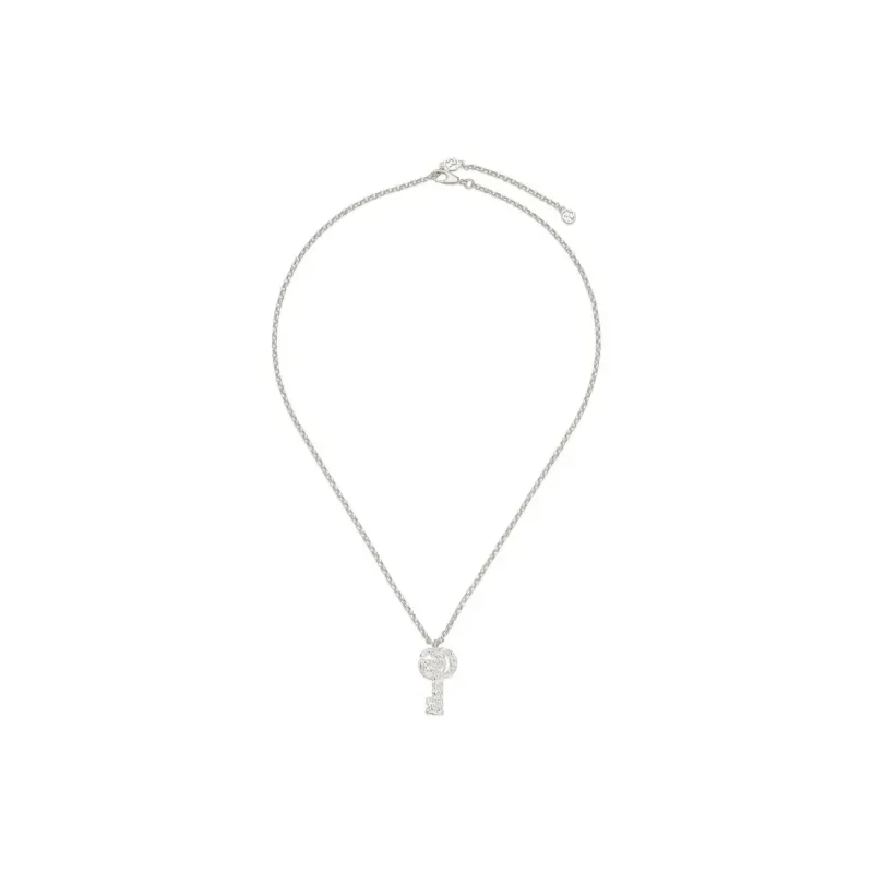 GUCCI 925 Sterling Silver Necklaces Women's Silver-1