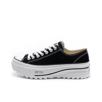 Excelsior Canvas Shoes Unisex Low Top Obsidian Black/White