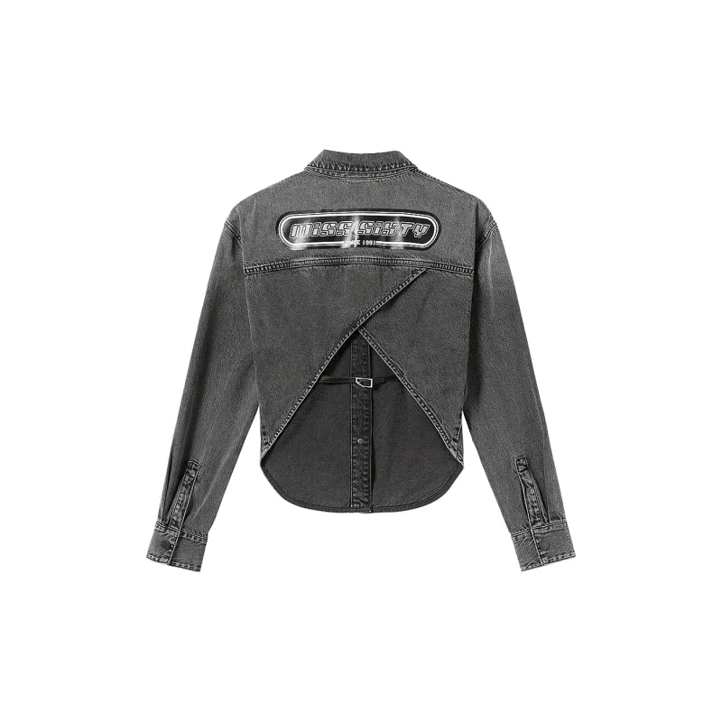 Miss Sixty Shirt Women's Black Gray-1