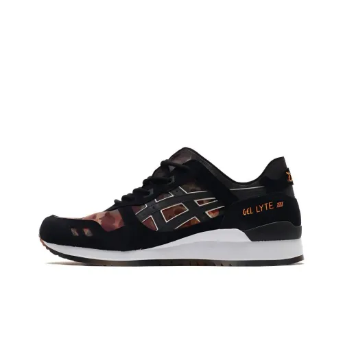 Asics Gel-Lyte 3 Running Shoes Men Low-Top Black/White/Brown/Orange