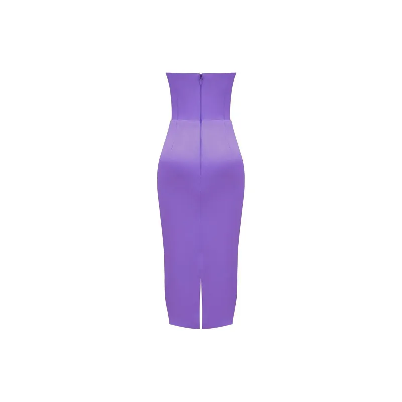HOUSE OF CB SANTANA Sleeveless Dress Women's VIOLET/Violet-1