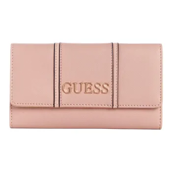 GUESS Artificial Leather Clutch Regular Women's Pink
