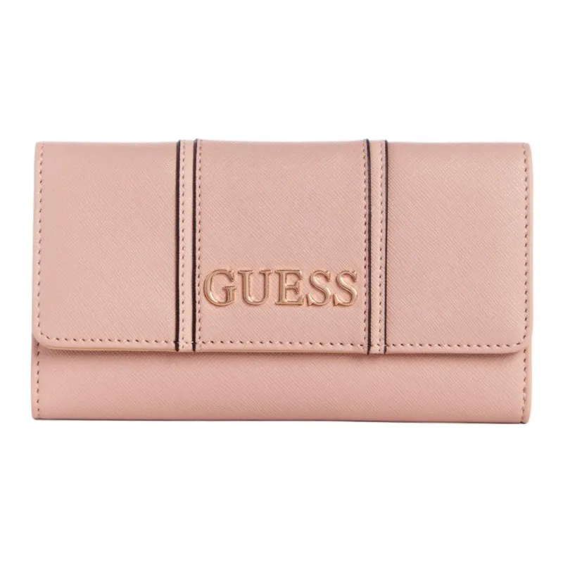 GUESS Artificial Leather Clutch Regular Women's Pink-0