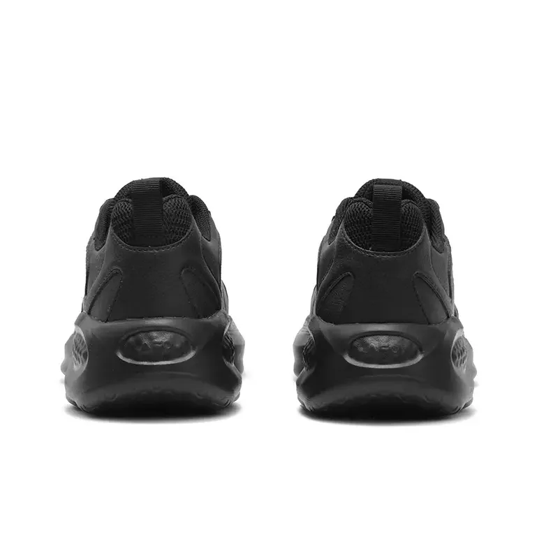 361° Wear Resistant Low Top Chunky Sneakers Men's Obsidian Black-3