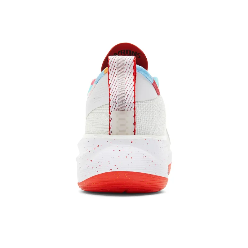 PEAK Cushioning Anti Slip And Wear Resistant Rebound Anti Twist Low Top Basketball Shoes Men's Baymax Red-4