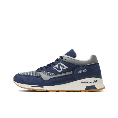 New Balance 1500 MiUK Navy Grey Harris Tweed